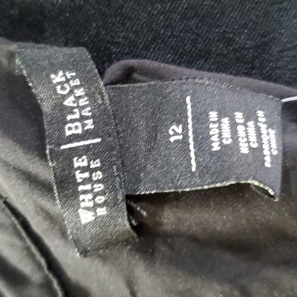 Whbm sleeveless nwt black sheer overlay dress - Picture 7 of 8